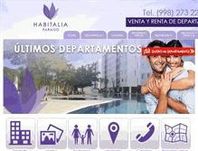 Tablet Screenshot of habitaliaparaiso.com
